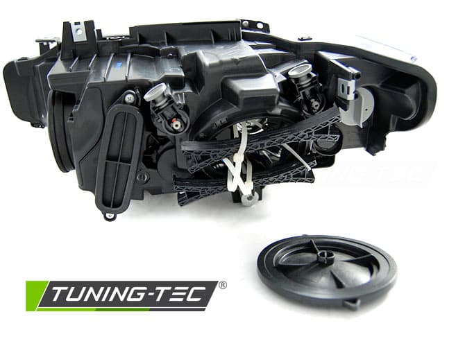 Predné svetlá BMW F30/F31 11-15 LED Angel Eyes Black – náhľad 3