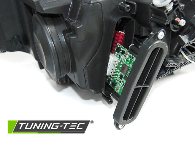 Predné svetlá BMW F30/F31 11-15 LED Angel Eyes Black – náhľad 4