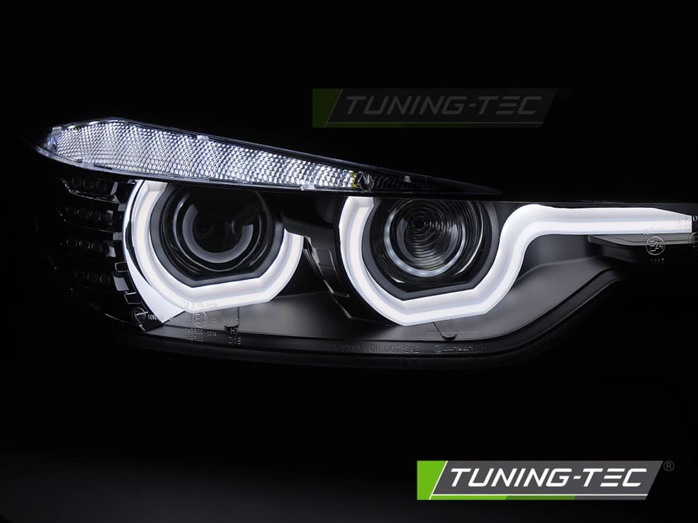 Predné svetlá BMW F30 F31 11-15 U-Type Black – náhľad 3