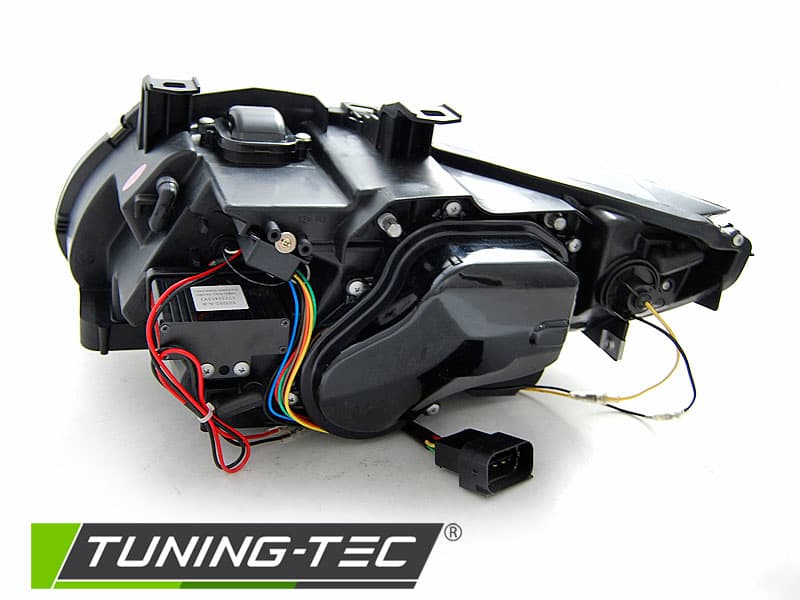 Predné svetlá BMW E92 E93 06-10 AFS HID Angel Eyes Chrome – náhľad 5