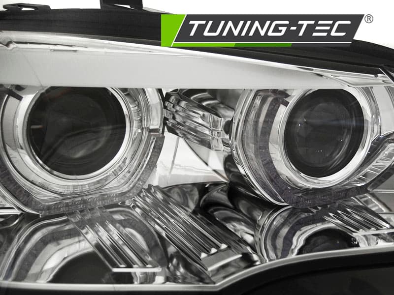 Predné svetlá BMW E70 X5 Xenón AFS Chrome – náhľad 2