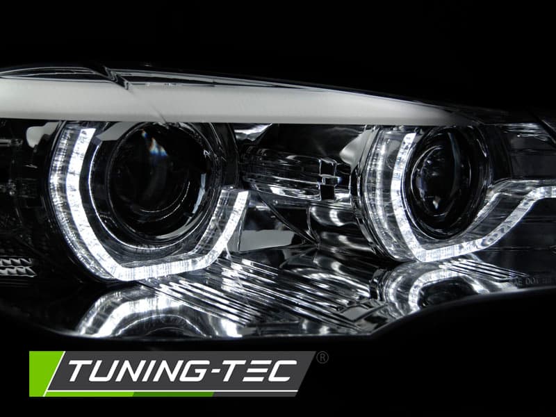 Predné svetlá BMW E70 X5 Xenón AFS Chrome – náhľad 3