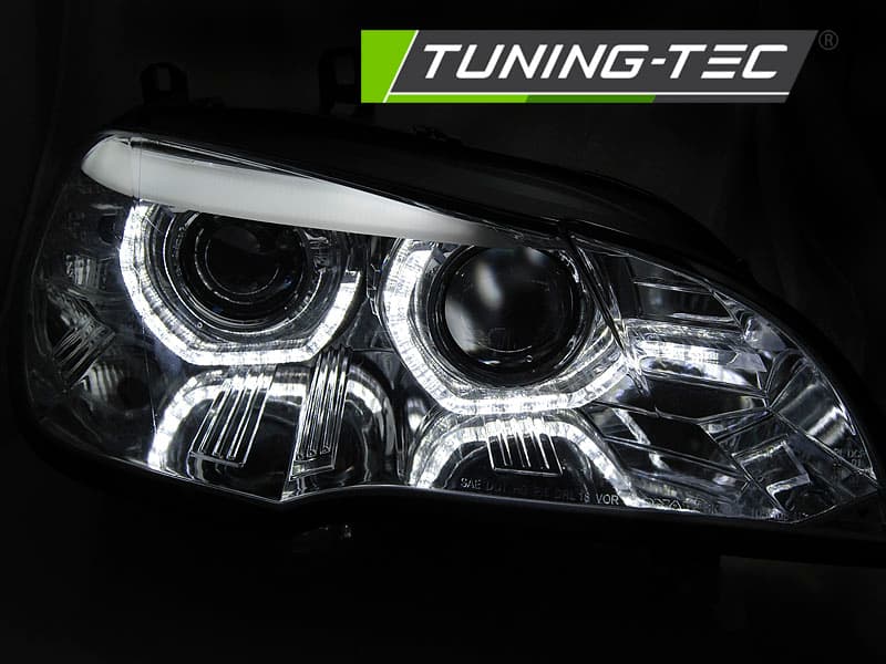 Predné svetlá BMW E70 X5 Xenón AFS Chrome – náhľad 4