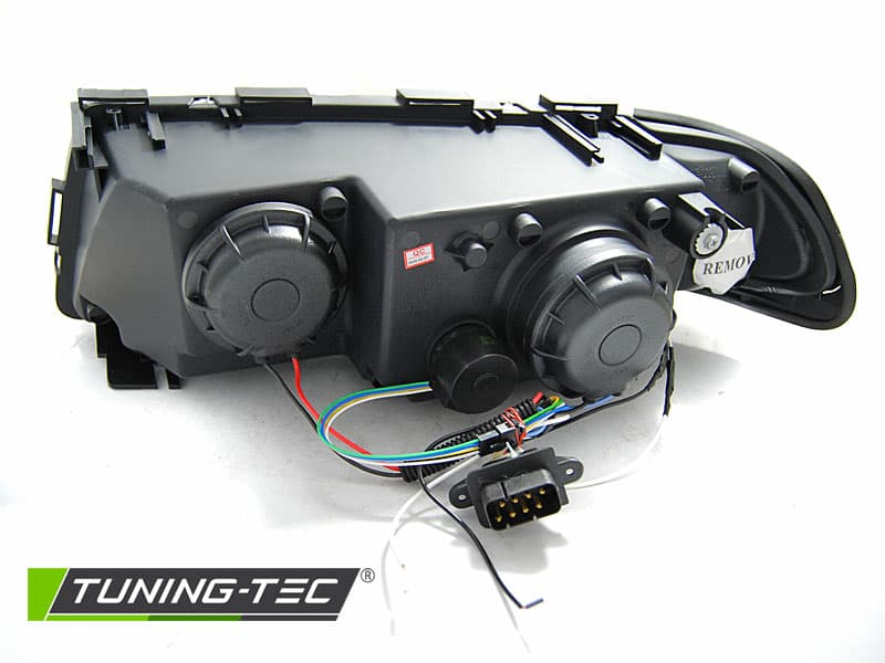 Predné svetlá BMW E38 98-01 3D Angel Eyes Chrome – náhľad 4
