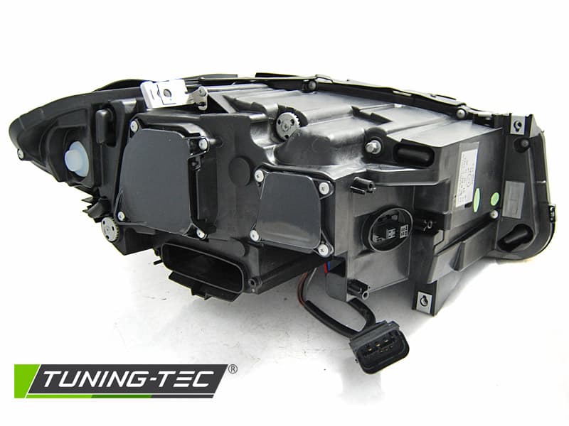 Predné svetlá BMW F10/F11 10-13 Xenón Angel Eyes Dynamic Chrome – náhľad 3