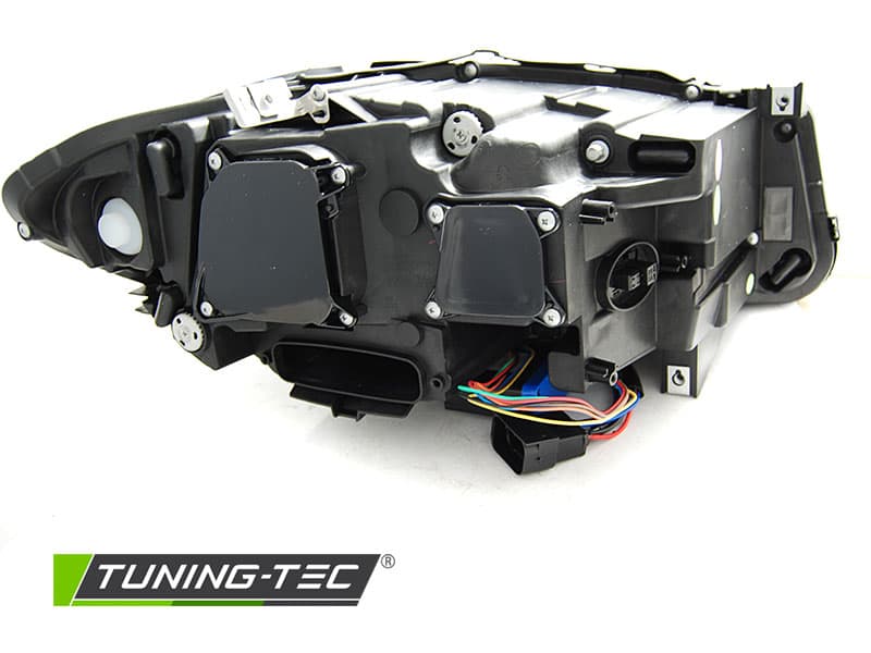 Predné svetlá BMW F10/F11 10-13 Xenón AFS Angel Eyes Dynamic Black – náhľad 3