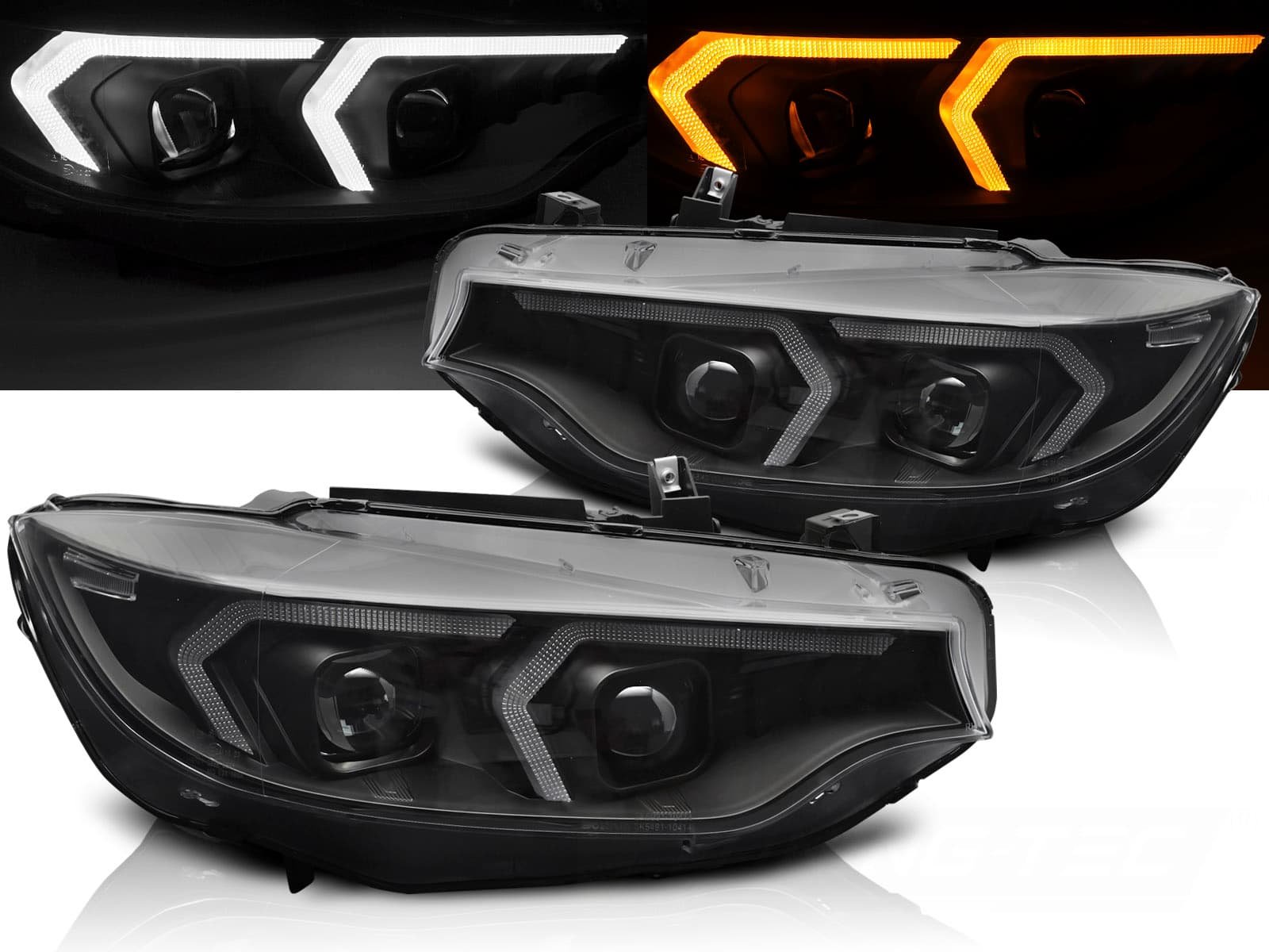 Predné svetlá BMW 4 F32/F33 Xenón Black