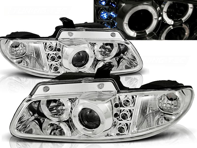 Predné svetlá Chrysler Voyager Angel Eyes Chrome