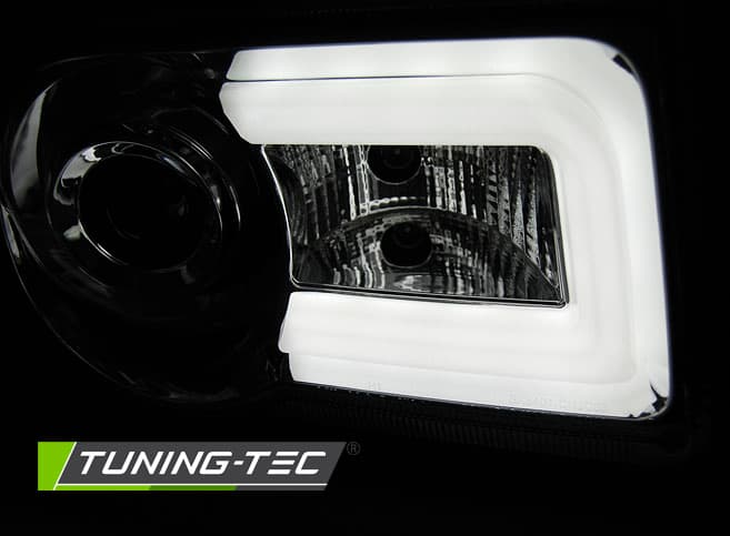 Predné svetlá Chrysler 300C 05-10 Tube Light Chrome – náhľad 3