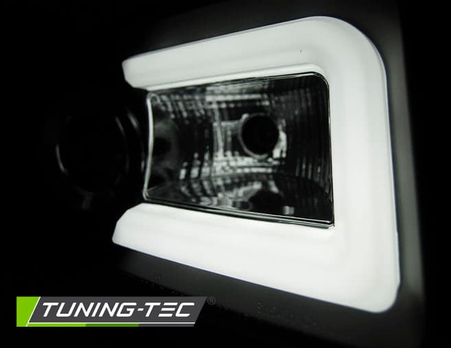Predné svetlá Chrysler 300C 05-10 Tube Light Black – náhľad 3