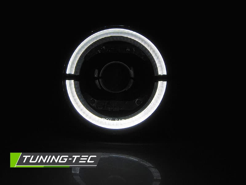 Predné svetlá Jeep Wrangler TJ LJ JK 96-18 Full LED Black – náhľad 3