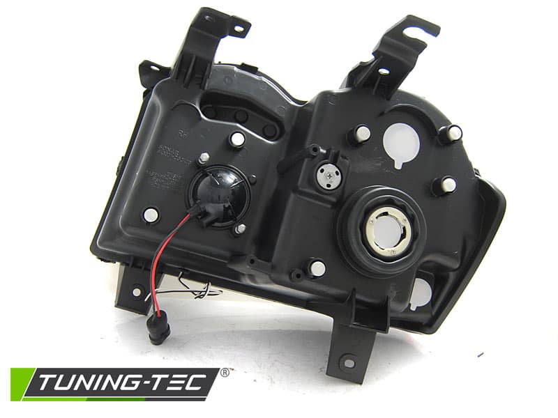 Predné svetlá Jeep Grand Cherokee 05-08 Tube Light Black – náhľad 4