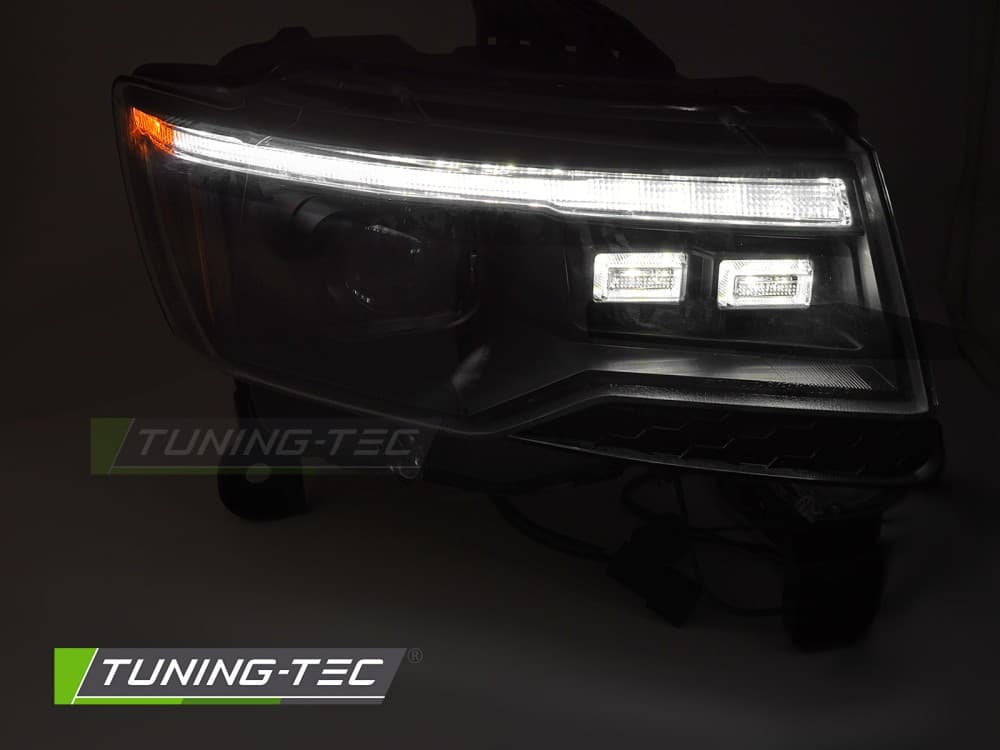 Predné svetlá Grand Cherokee 14-21 Xenón Tube Light Black – náhľad 2