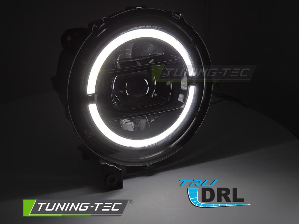 Predné svetlá Jeep Wrangler JL 18-23 Full LED Black – náhľad 2