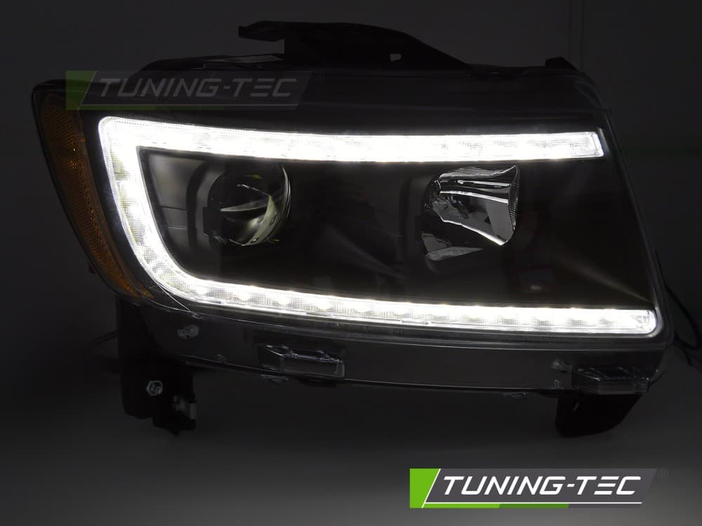 Predné svetlá Jeep Grand Cherokee WK2 11-13 Black – náhľad 2