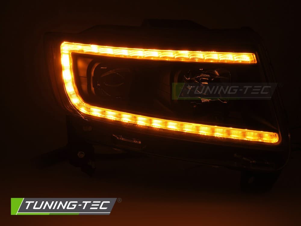 Predné svetlá Jeep Grand Cherokee WK2 11-13 Black – náhľad 3