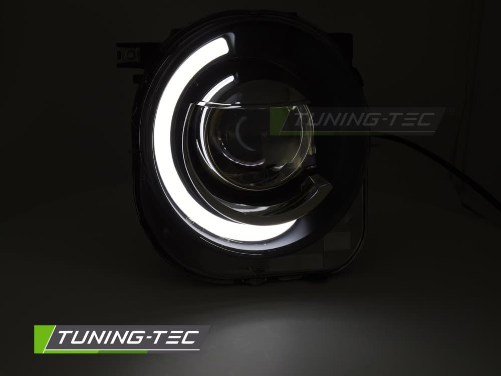 Predné svetlá Jeep Renegade 14- Tube Light Black – náhľad 2