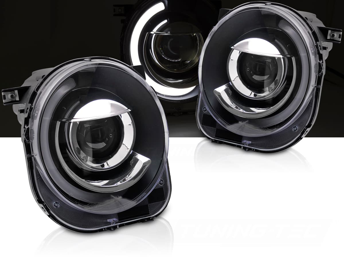 Predné svetlá Jeep Renegade 14- Tube Light Black