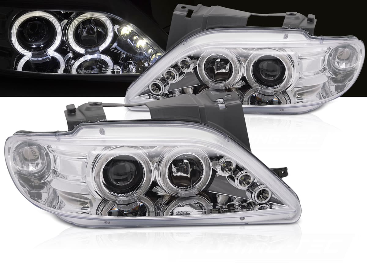 Predné svetlá Citroën Xsara 97-00 Angel Eyes Chrome