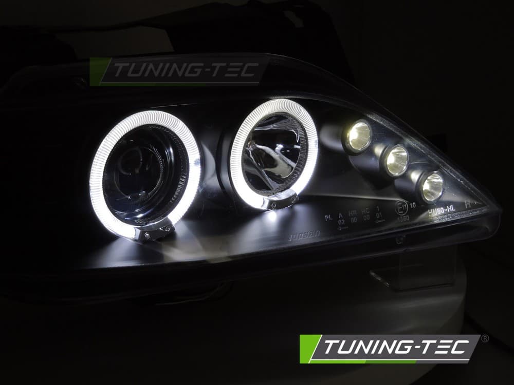 Predné svetlá Citroën Xsara 97-00 Angel Eyes Black – náhľad 2