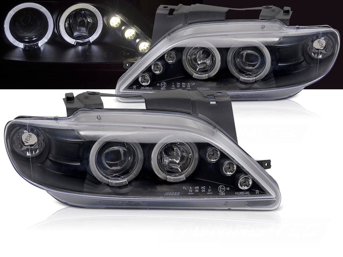 Predné svetlá Citroën Xsara 97-00 Angel Eyes Black