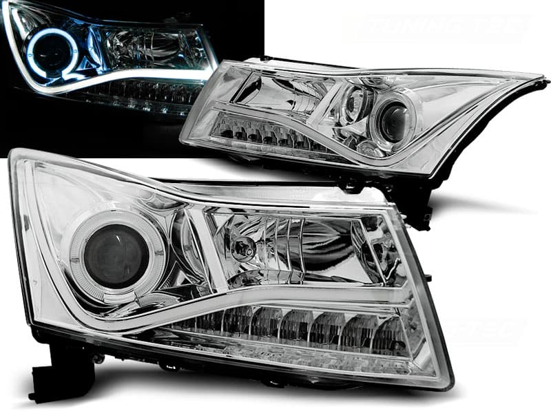 Predné svetlá Chevrolet Cruze 09-12 Devil Eyes Chrome