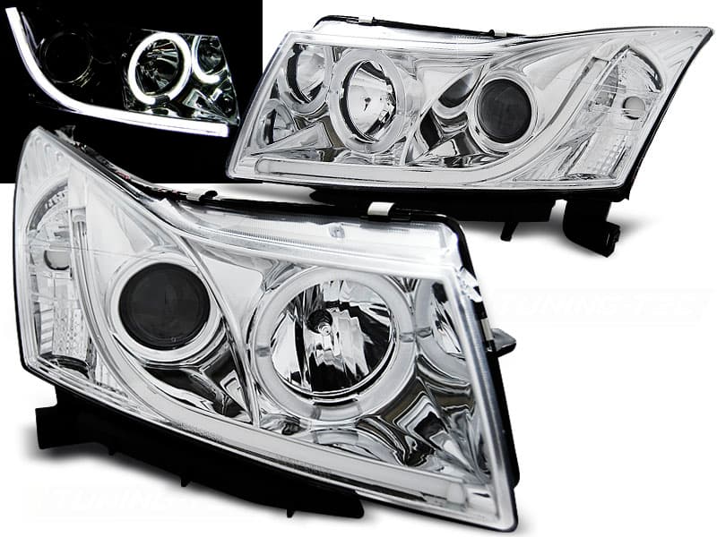 Predné svetlá Chevrolet Cruze 09-12 Tube Light Chrome
