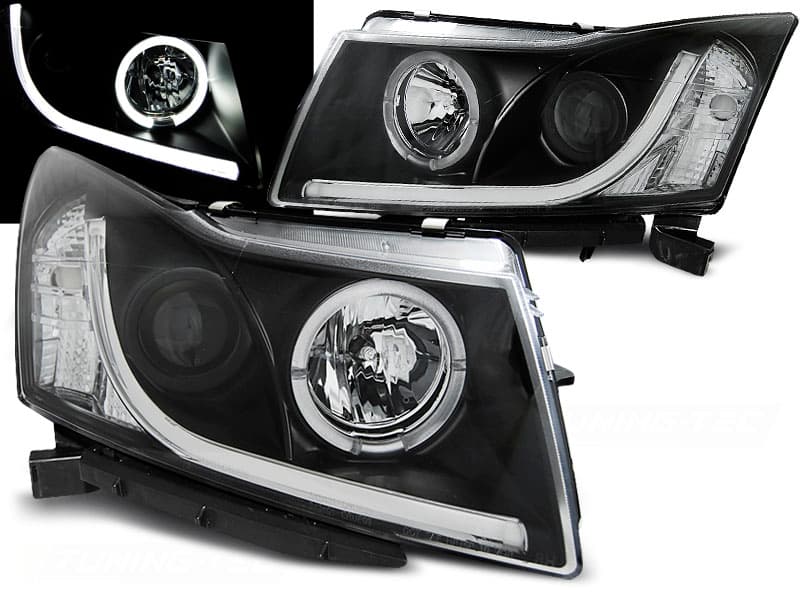 Predné svetlá Chevrolet Cruze Tube Light Black