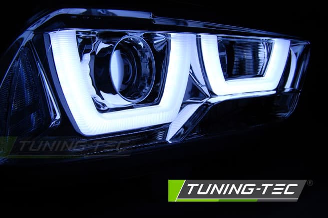 Predné svetlá Dodge Charger LX 11-15 Chrome U-Type – náhľad 6