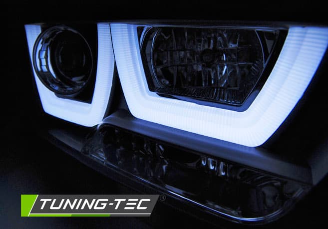 Predné svetlá Dodge Charger LX 11-15 Black U-Type – náhľad 3