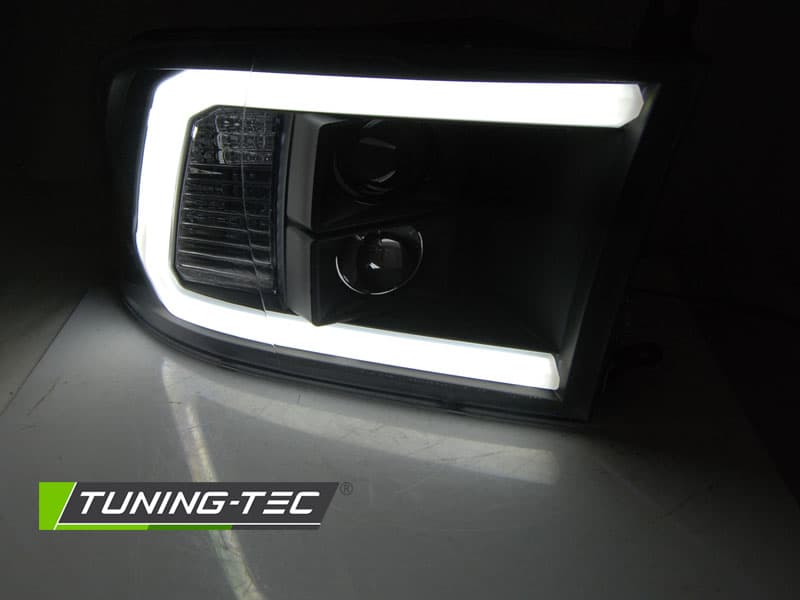 Predné svetlá Dodge Ram 09-18 Tube Light Black - 22 – náhľad 2