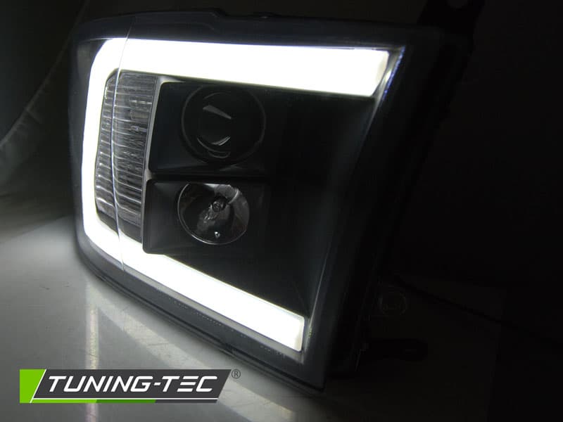Predné svetlá Dodge Ram 09-18 Tube Light Black - 22 – náhľad 3