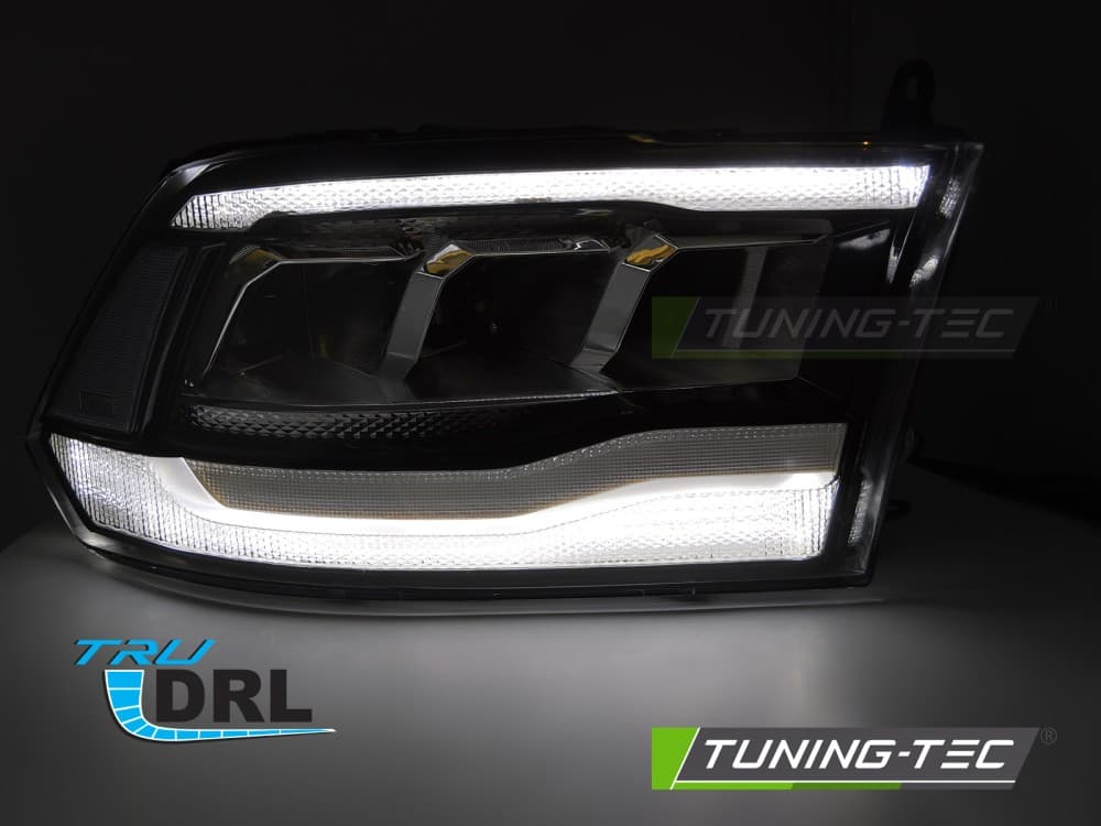 Predné svetlá Dodge Ram 09-18 WL Full LED Black – náhľad 2
