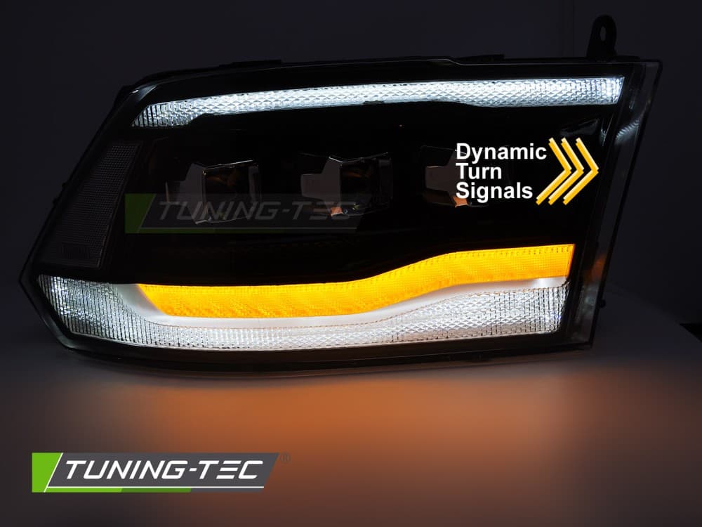 Predné svetlá Dodge Ram 09-18 WL LED Black – náhľad 3
