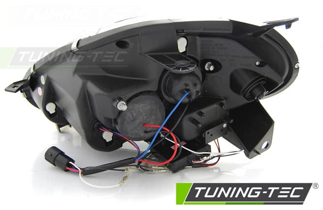 Predné svetlá Fiat Punto Evo 09-12 DRL Black – náhľad 2