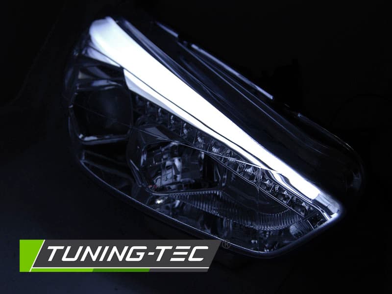 Predné svetlá Ford Focus 3 15-18 DRL Chrome – náhľad 2