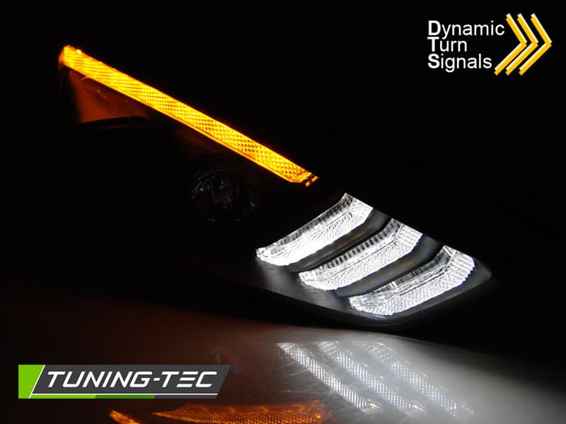 Predné svetlá Ford Focus 3 15-18 DRL Dynamic Black – náhľad 2