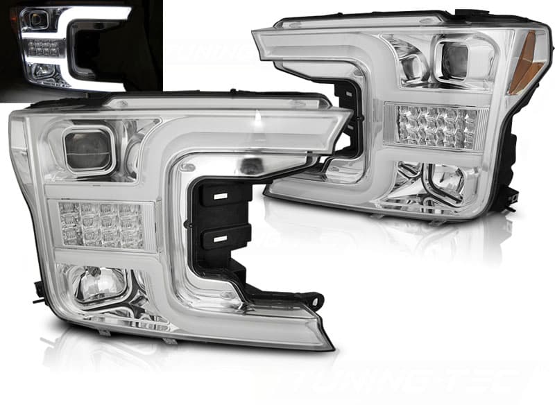Predné svetlá Ford F150 MK13 17-20 Chrome