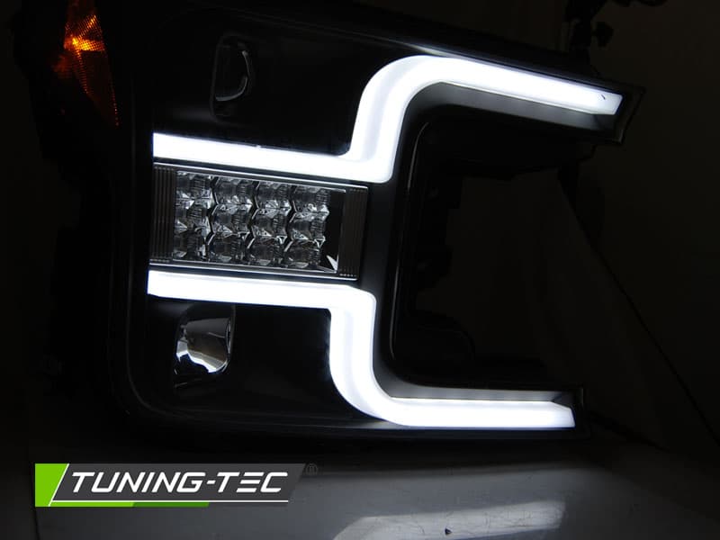 Predné svetlá Ford F150 MK13 17-20 Black – náhľad 2