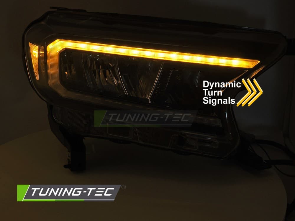 Predné svetlá Ford Ranger 5 16-22 Full LED Black – náhľad 3