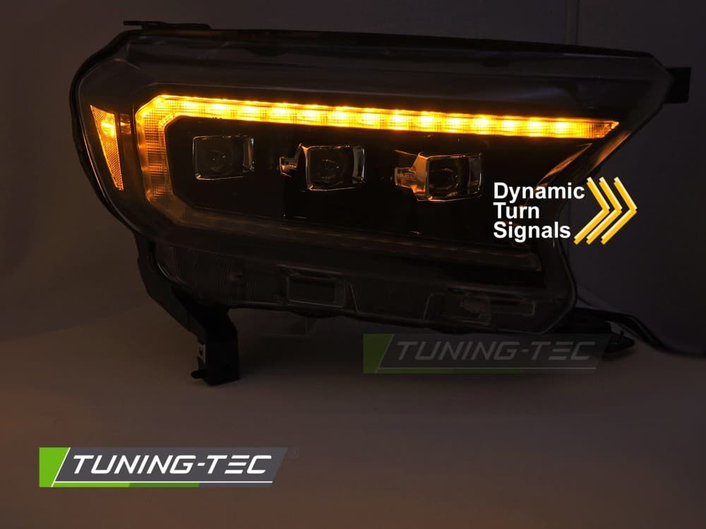 Predné svetlá Ford Ranger 5 16-22 WL Full LED Black – náhľad 3