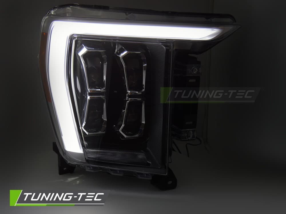 Predné svetlá Ford F150 MK14 20-23 DRL 2 Full LED Black – náhľad 2