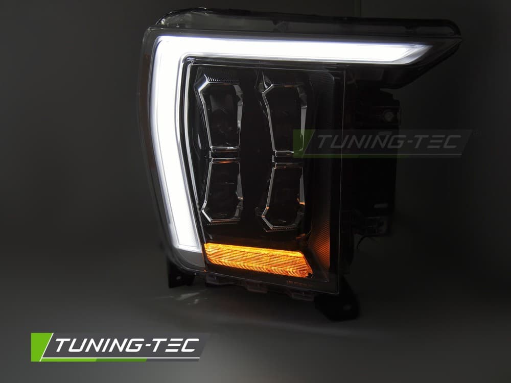 Predné svetlá Ford F150 MK14 20-23 DRL 2 Full LED Black – náhľad 3