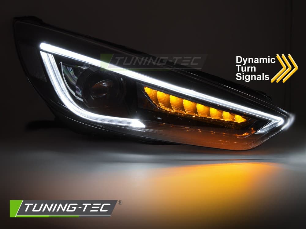 Predné svetlá Ford Focus 3 15-18 Dynamic Black – náhľad 3