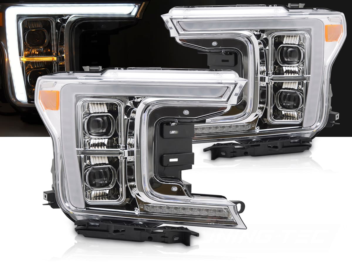 Predné svetlá Ford F150 MK13 17-20 Full LED Chrome