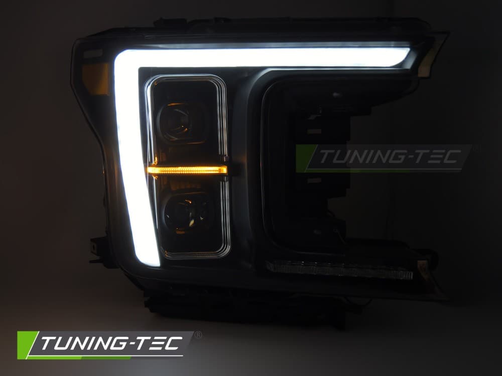 Predné svetlá Ford F150 MK13 17-20 Full LED Black – náhľad 2