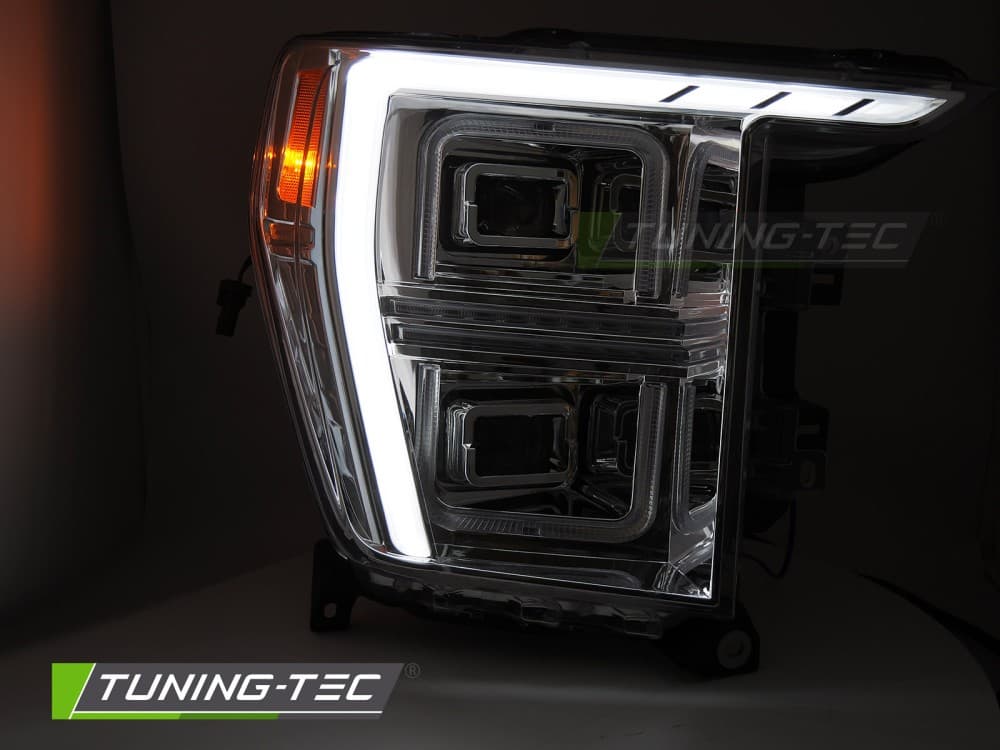 Predné svetlá Ford F150 MK14 20-23 Full LED Chrome – náhľad 2