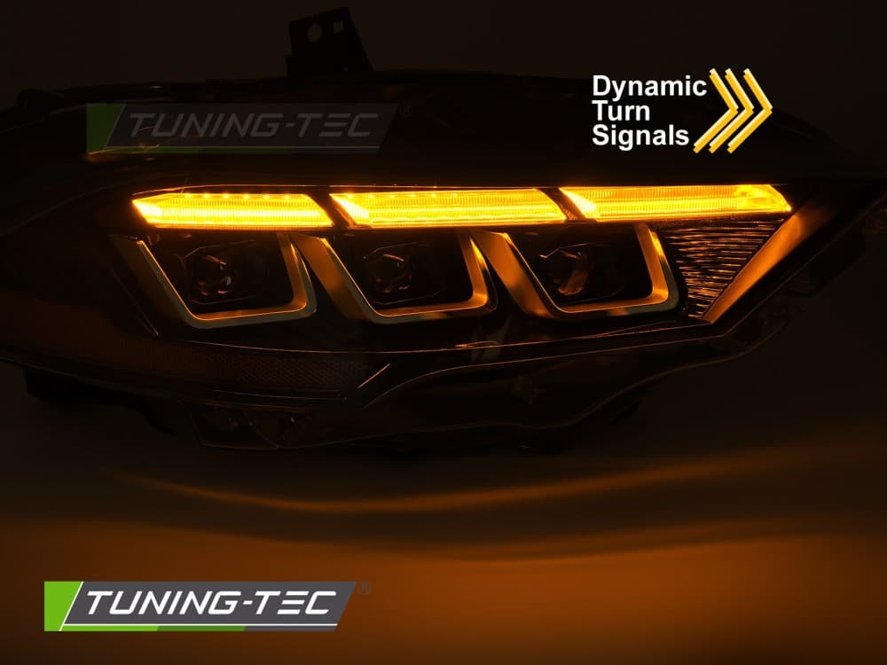 Predné svetlá Ford Mustang 18-21 Full LED Black – náhľad 3