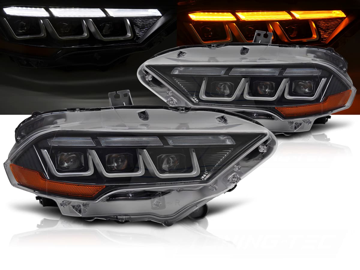 Predné svetlá Ford Mustang 18-21 Full LED Black