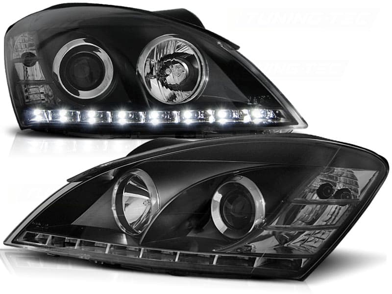 Predné svetlá Kia Ceed 06-09 Devil Eyes Black